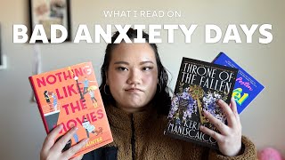 what i read on bad anxiety days  my comfort romance books [upl. by Pulchi]