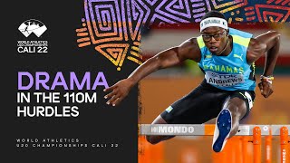 Andrews strikes 110m hurdles gold in WU20L  World Athletics U20 Championships Cali 2022 [upl. by Jordans]