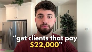 How to price clients to pay you 22000 for your work  Pricing Strategy [upl. by Nrubloc]