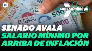 Senado aprueba la ley para que el salario mínimo aumente más que la inflación  Reporte Indigo [upl. by Nodroj]