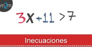 Desigualdad lineal con una constante │ ejercicio 1 [upl. by Mikkel]