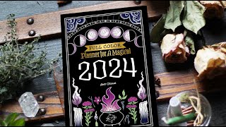 Planner for a Magical 2024 FULL COLOR Preview [upl. by Ramilahs]