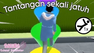 KALI INI TANTANGAN SEKALI JATUH YA  SAKURA SCHOOL SIMULATOR [upl. by Auos541]