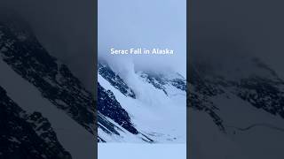 Watching serac fall is an under celebrated part of the Alaska experience [upl. by Odo599]