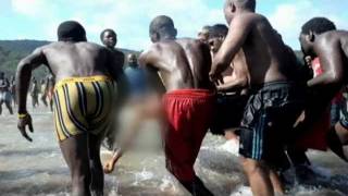 Shark kills man in shallow water in South Africa [upl. by Nitsua]