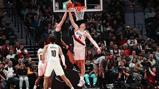 Donovan Clingan Highlights  Trail Blazers vs Utah Jazz  October 18 2024 [upl. by Behrens]