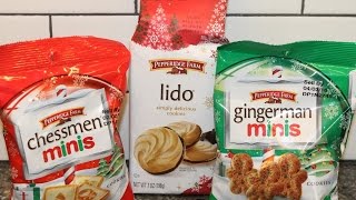 Pepperidge Farm Chessmen Minis Gingerman Minis amp Lido Cookie Review [upl. by Shem]