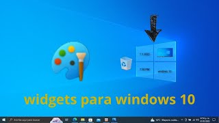 cómo poner widgets en Windows 10 [upl. by Bil360]