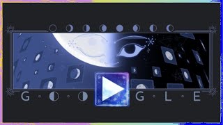 Doodle Juego de Google  Ganalé a la LUNA 🌑🌙🌕🌓🌗🌖🌔🌘🌒 Fases lunares  NaLexnu [upl. by Atteynot407]