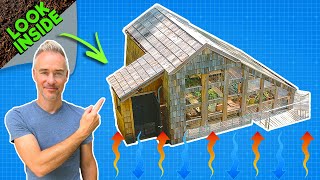 Update 2 on my DIY GEOTHERMAL Greenhouse [upl. by Adialeda]