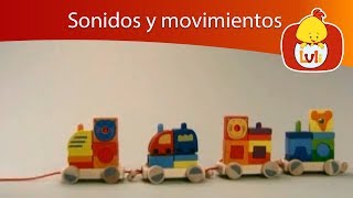 Sonidos y movimientos  El tren  Luli TV [upl. by Idnek849]