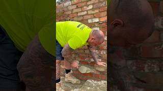 Bricklaying ASMR 🤌 bricklaying bricklayer asmr [upl. by Sayette]