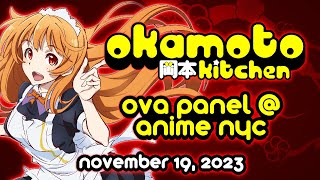 Okamoto Kitchen OVA panel at Anime NYC with Cristina Vee and Allegra Clark [upl. by Airehs]