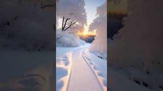 winter land view  winter view of switzerland  🪨 🪨 youtubeshort shorts shortsfeed iceland [upl. by Leitman533]