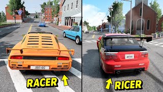 Different types of players in BeamNG [upl. by Enaled800]