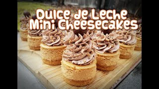 Dulce de Leche Mini Cheesecakes [upl. by Marthena566]