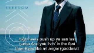 akon beautiful WITH LYRICS ON SCREEN [upl. by Philipines349]