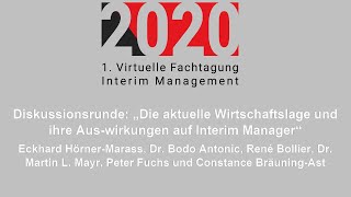 quotElefantenrundequot  1 Virtuelle Fachtagung Interim Management [upl. by Aihsakal426]