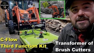 The BEST Front Loader Attachment EVER Lane Shark Brush Cutter is Here [upl. by Eupheemia355]