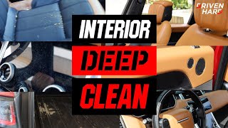 How To Deep Clean A Range Rover Sport  FULL INTERIOR DETAIL [upl. by Weitzman594]