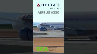 Smooth Delta Air Lines A330 Landing infiniteflight shorts [upl. by Dougald]