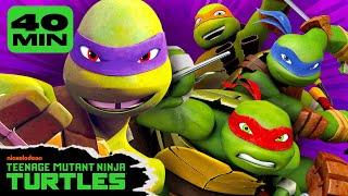 45 MINUTES of Donnies BEST Defeats and Fights 🟣  Teenage Mutant Ninja Turtles [upl. by Jovitta]