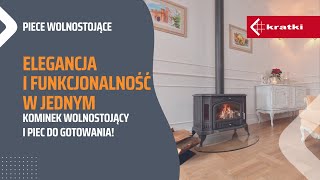 Tradycyjna KOZA K9 Elegancja i funkcjonalność w jednym  kominek wolnostojący i piec do gotowania [upl. by Llenna306]