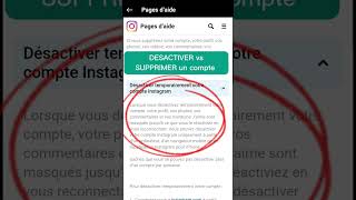 Comment supprimer un compte Instagram ou le désactiver [upl. by Atirhs]