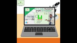 How to make a Stacked Bar Chart on Graphpad Prism tutorial graphpad stacked chart [upl. by Christy]