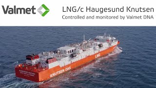 Haugesund Knutsen carries out LNG bunkering with Valmet DNA [upl. by Tessi]