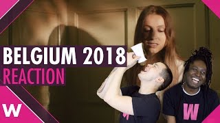 Sennek quotA Matter of Timequot Reaction  Belgium Eurovision 2018 [upl. by Koller43]