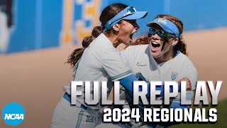 UCLA vs Virginia Tech 2024 NCAA softball regional final  FULL REPLAY [upl. by Ahsilav]