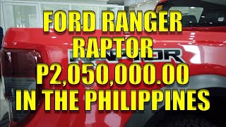 FORD RANGER RAPTOR P205000000 IN THE PHILIPPINES [upl. by Myranda920]