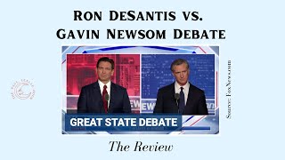 Ron DeSantis vs Gavin Newsom Debate – The Review [upl. by Lohse998]