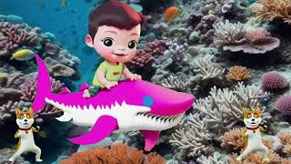 BABY SHARK SONG  BABY SHARK DO DO DO SONG  BABY SHARK CARTOON VIDEOS  NURSERY RHYMES FOR TODDLERS [upl. by Fonsie]