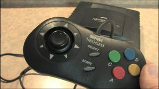 Classic Game Room HD NEOGEO CD Controller review [upl. by Kidder70]