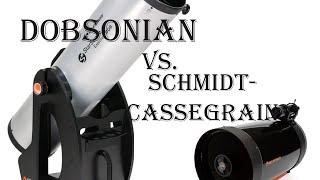 DOBSONIAN v SCHMIDTCASSEGRAIN TELESCOPE [upl. by Amlet]