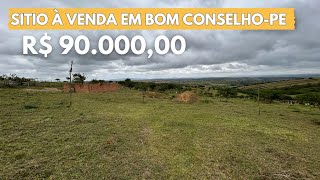 SÍTIO À VENDA 18000m² NA CIDADE DE BOM CONSELHOPE [upl. by Suivat]