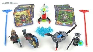 LEGO Chima Speedorz 70140 Stinger Duel set review with SHADOWIND [upl. by Aniuqahs]