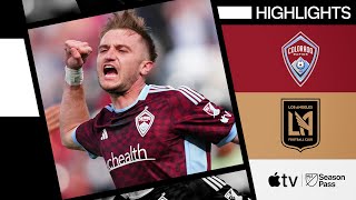 Colorado Rapids vs LAFC  Djordje Mihailovic Brace  Full Match Highlights [upl. by Attekram]