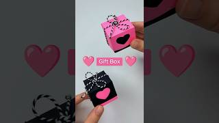 Gift Box 💝 Easy Paper Box  Valentine’s Day Box DIY Craft  Cute Gift Idea  How to Make a Paper Box [upl. by Aniakudo987]