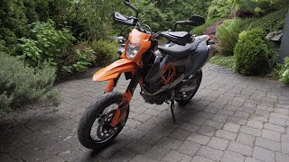 KTM 690 SMC R 2021  First Impressions  Commute [upl. by Lara]