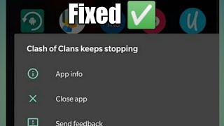 How to Fix Clash Of Clans Force Close and Black Screen After Update 100 Fixed [upl. by Rehpetsirhc]