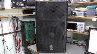 114  Yamaha DSR115 powered speaker repair [upl. by Ekal]