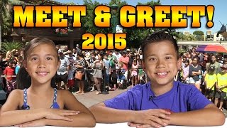 MEET amp GREET 2015 Come meet Evan amp Jillian from EvanTubeHD [upl. by Maidel]