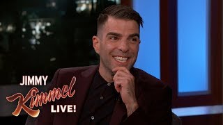 Zachary Quinto on Stealing Spock Ears Leonard Nimoy amp New Show [upl. by Aicilegna27]