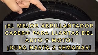 Abrillantador casero para llantas del auto ¡Dura 2 semanas [upl. by Iasi]