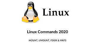 mount  umount  fdisk  mkfs  Linux Commands mount umount fdisk amp mkfs  Full Details [upl. by Comethuauc150]