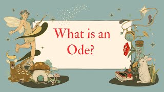 What is an Ode Ode in English literature [upl. by Eey]