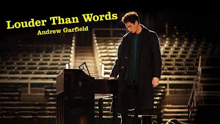 Andrew Garfield  Louder Than Words Lyric Video  tick tick BOOM Soundtrack [upl. by Emelyne]